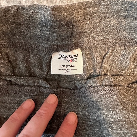 Bundle of two soft shorts - Linen and jersey, drawstring - red and gray - Picture 2 of 6